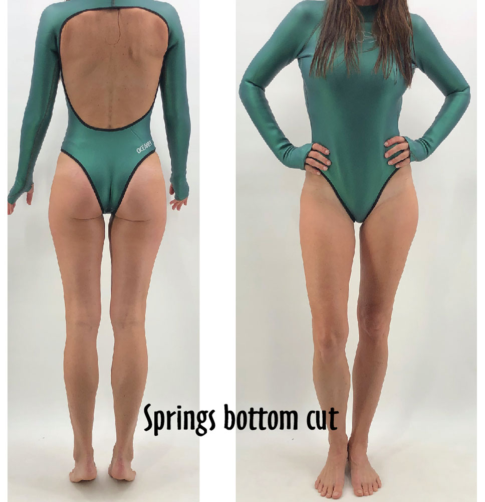 Women's specific sleeveless wetsuit Hi-Top one piece